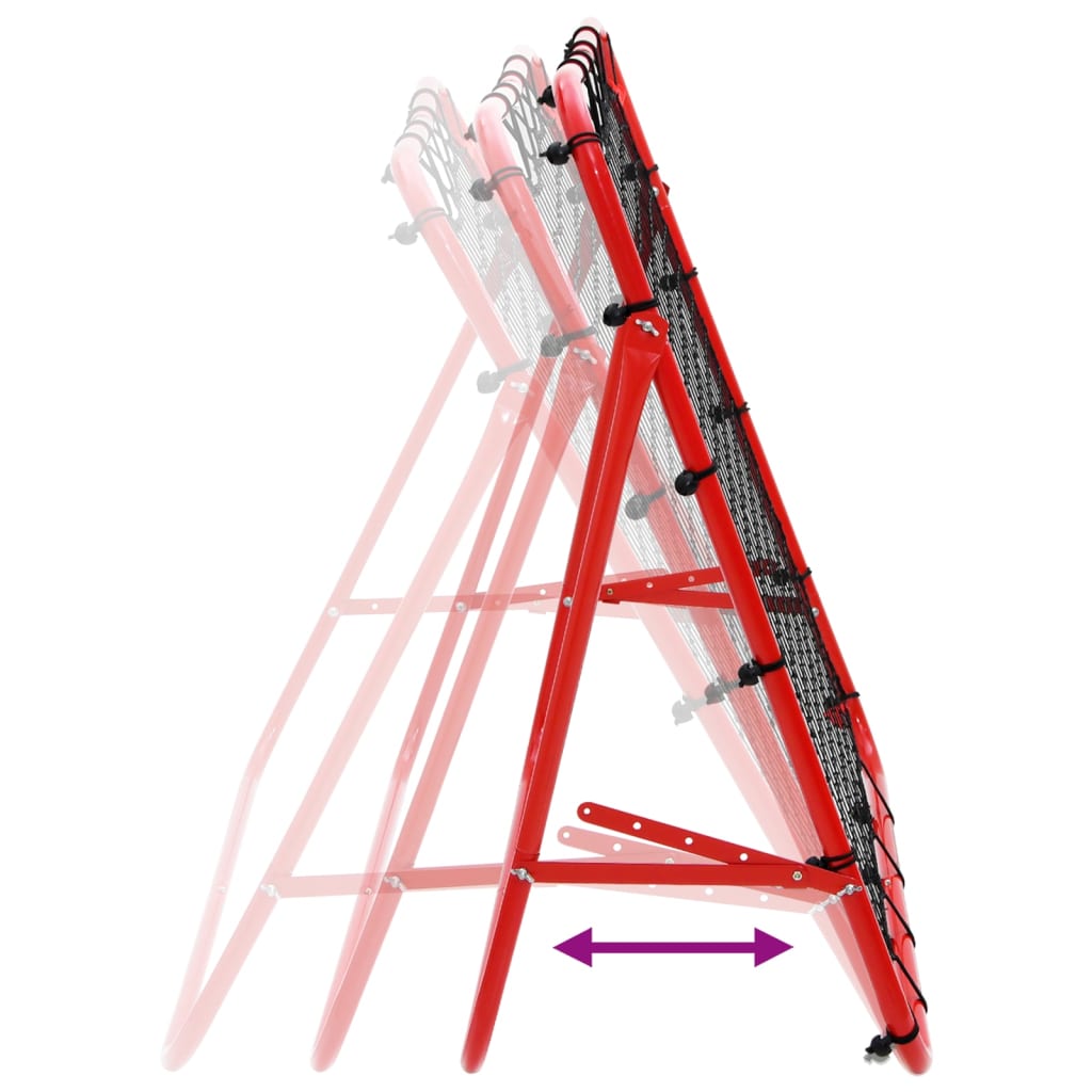 vidaXL Bramka piłkarska treningowa/rebounder, 100 x 100 cm