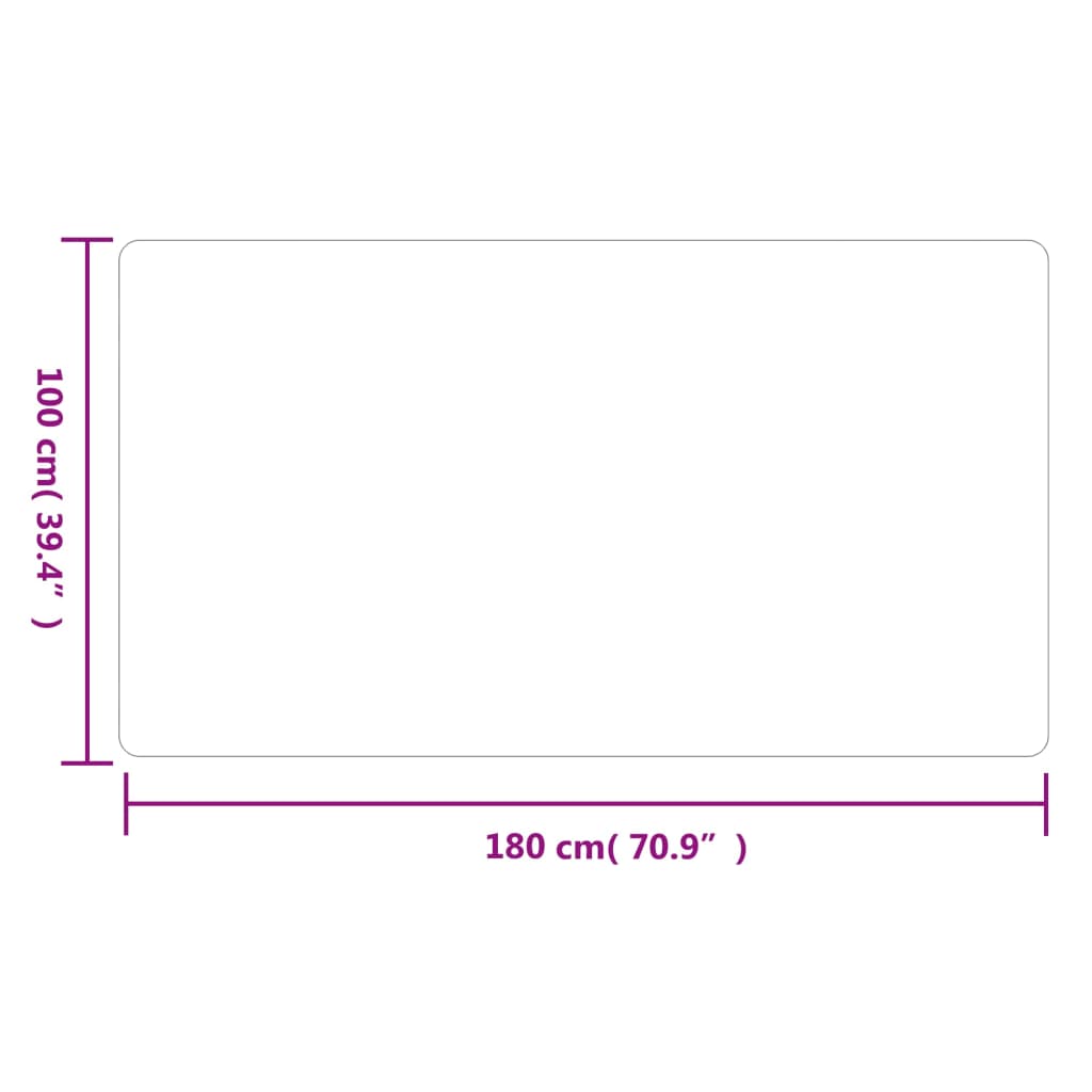 vidaXL Chodnik dywanowy, antracytowy, 100x180 cm