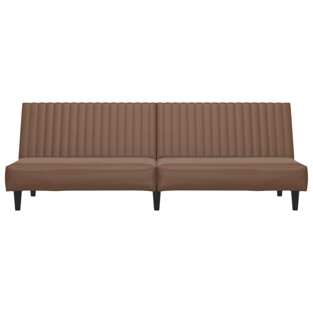 vidaXL 2-osobowa sofa, brązowa, sztuczna skóra