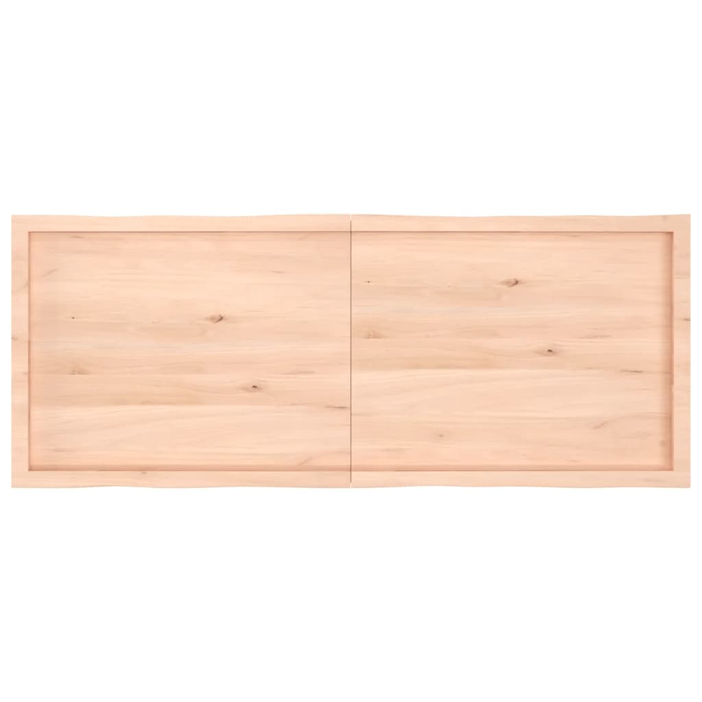 vidaXL Blat stołu, 160x60x(2-6)cm surowy, lity dąb naturalną krawędzią