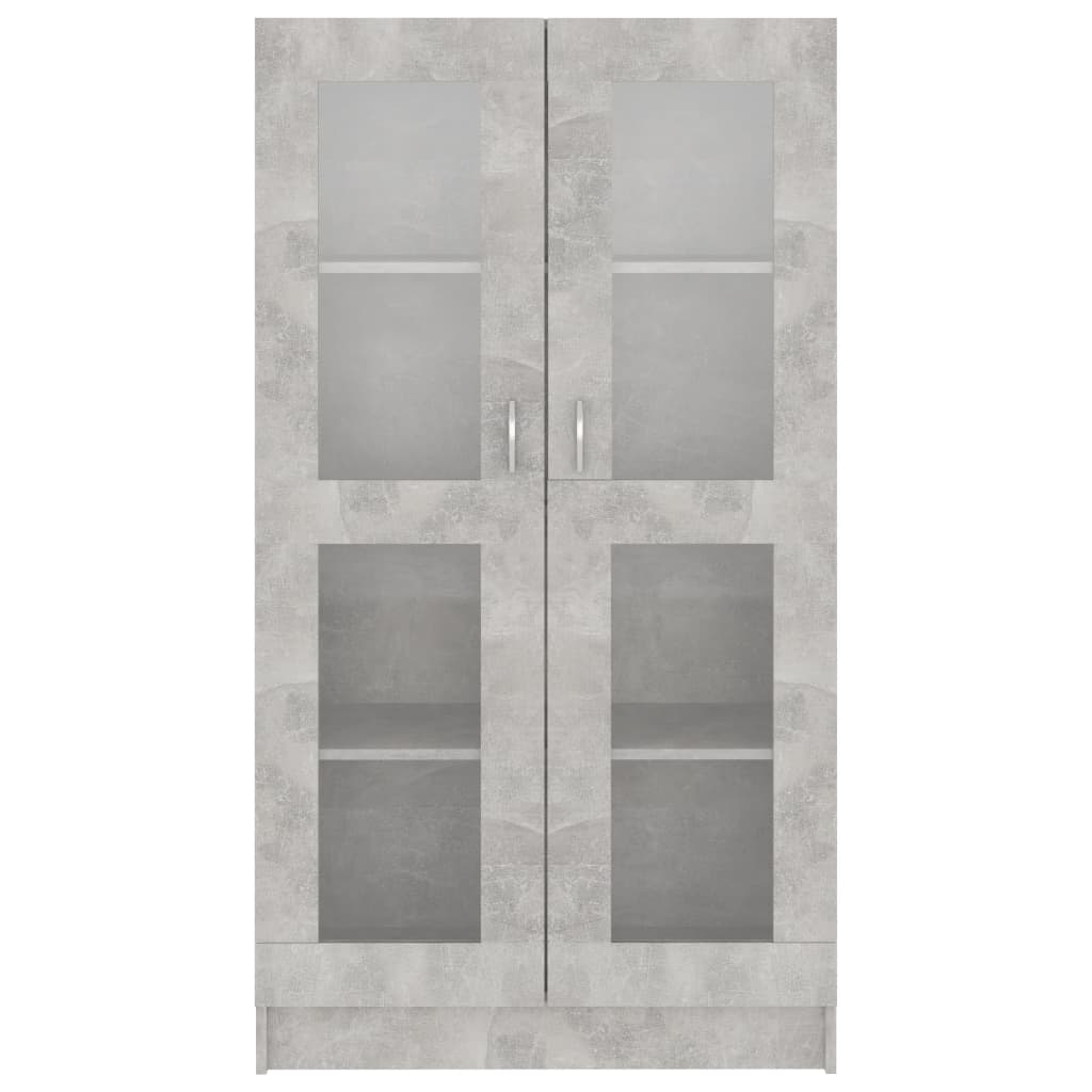 vidaXL Witryna, szarość betonu, 82,5 x 30,5 x 150 cm, płyta wiórowa