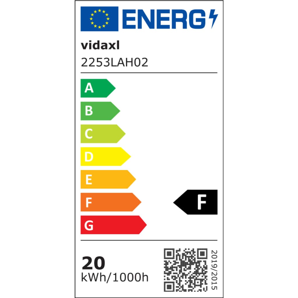 vidaXL Reflektor LED z uchwytem, 2x20 W, ciepłe białe światło