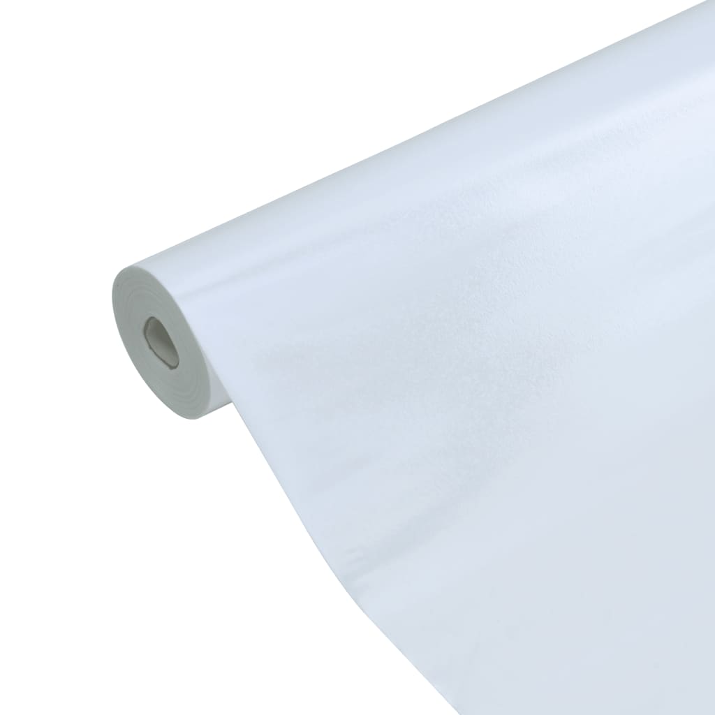 vidaXL Folie okienne, 3 szt., matowe, przezroczyste białe, PVC