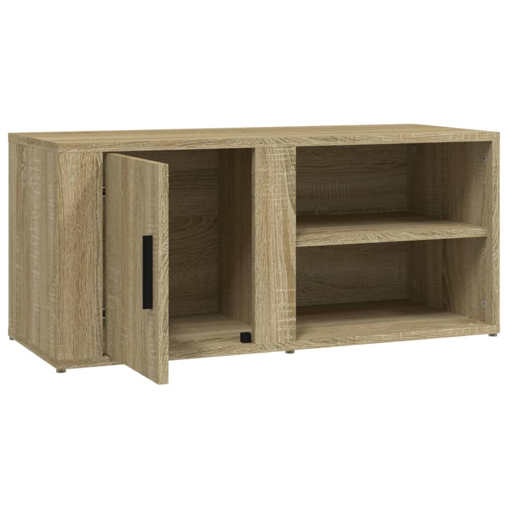 vidaXL Szafka pod TV, dąb sonoma, 80x31,5x36 cm