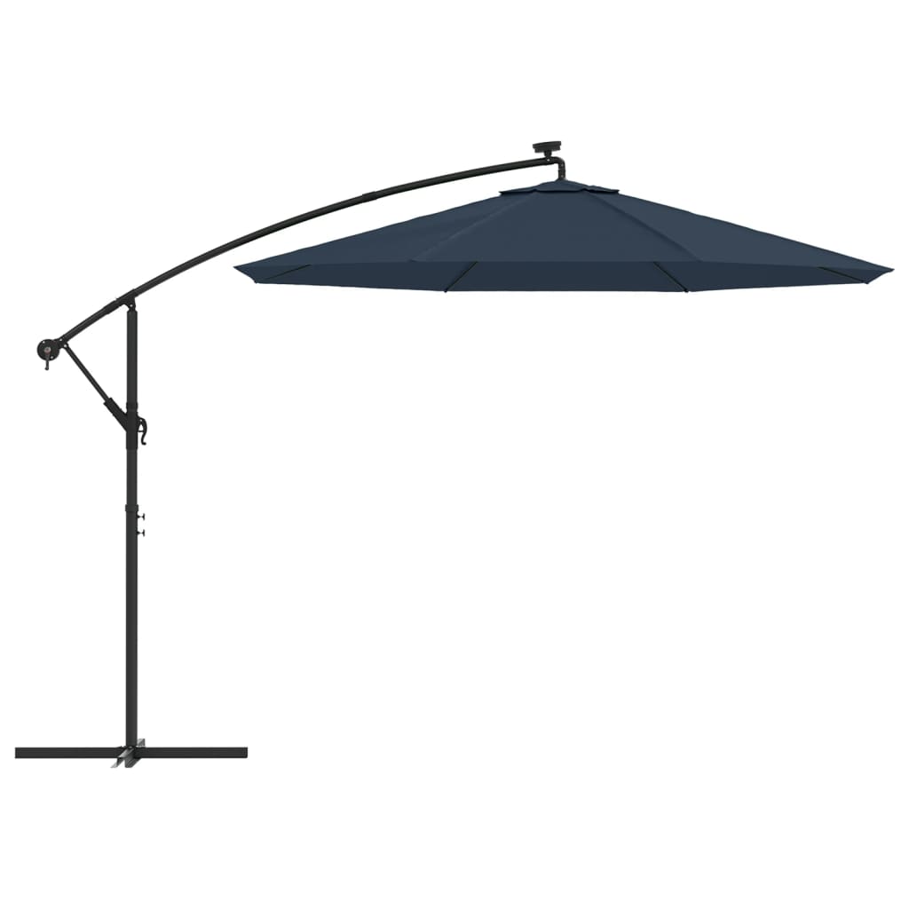 vidaXL Zamienne pokrycie parasola ogrodowego, niebieskie, 300 cm
