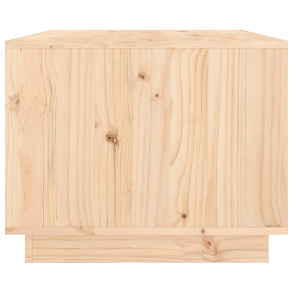 vidaXL Stolik kawowy, 80x50x40 cm, lite drewno sosnowe