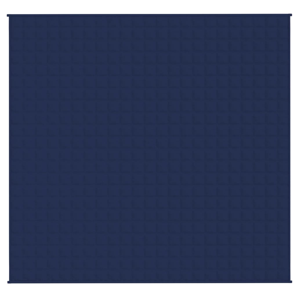 vidaXL Koc obciążeniowy, niebieski, 220x230 cm, 11 kg, tkanina