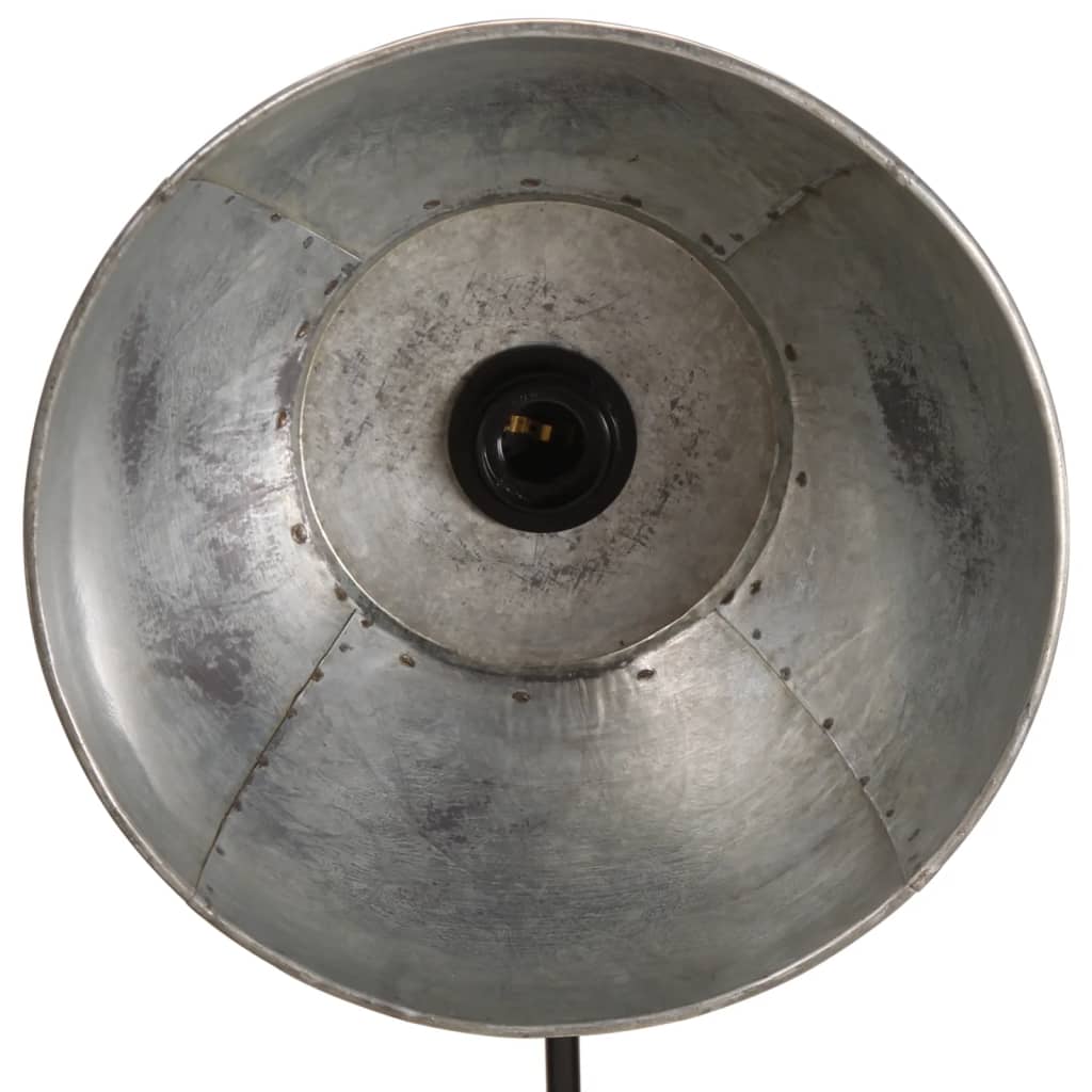 vidaXL Lampa stojąca, 25 W, srebro vintage, 150 cm, E27