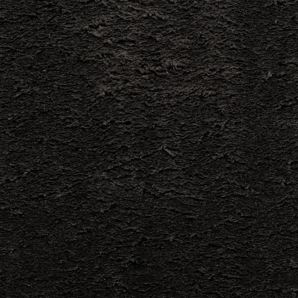 vidaXL Dywan HUARTE z krótkim włosiem, czarny, 120x170 cm