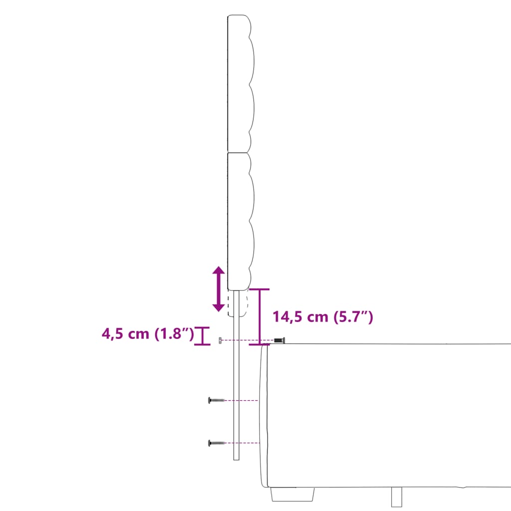 vidaXL Łóżko kontynentalne z materacem, ciemnoszare, 120x200cm aksamit