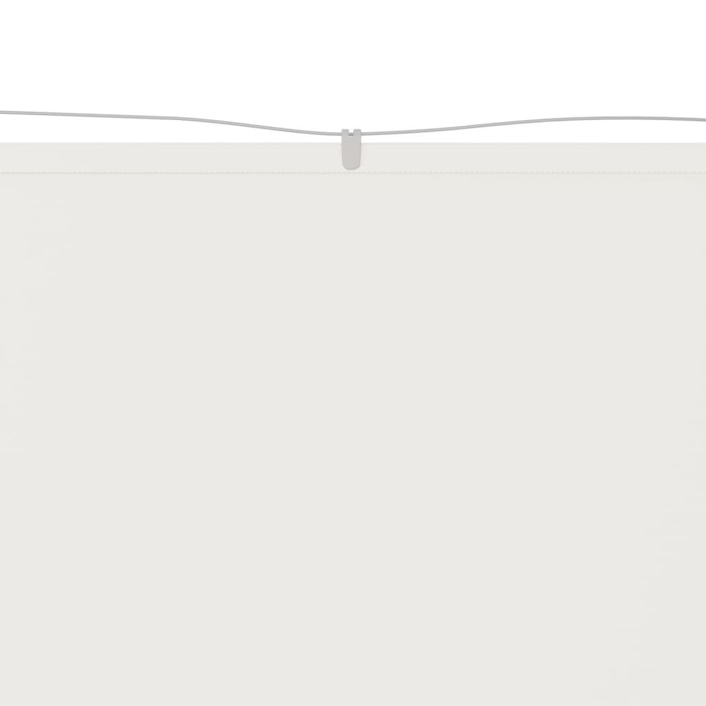 vidaXL Markiza pionowa, biała, 180x1200 cm, tkanina Oxford