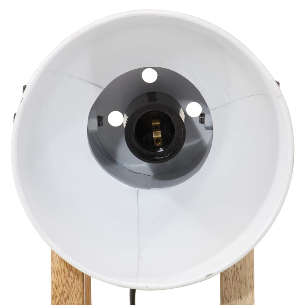 vidaXL Lampa stołowa, 25 W, biała, 30x17x40 cm, E27