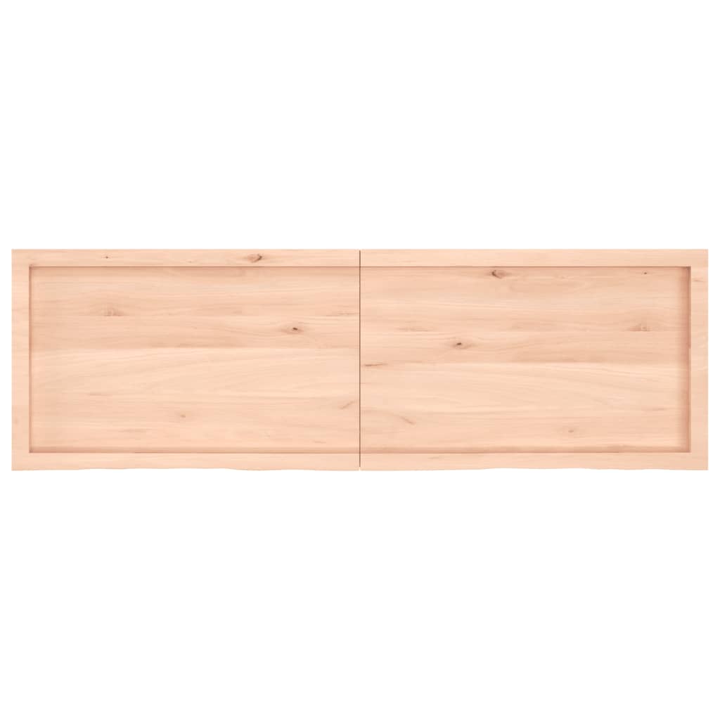 vidaXL Blat do łazienki, 160x50x(2-6) cm, surowe, lite drewno