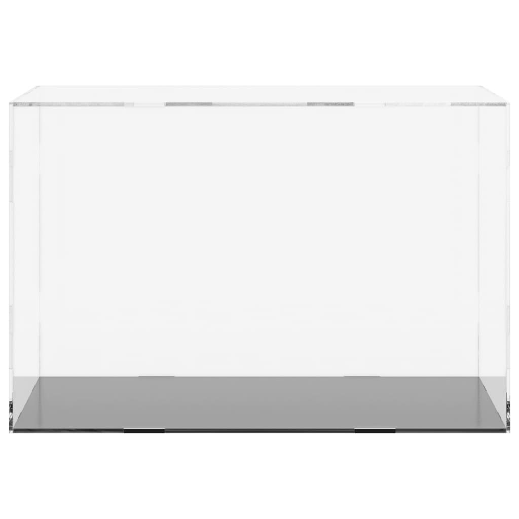 vidaXL Pudełko ekspozycyjne, przezroczyste, 56x36x37 cm, akrylowe