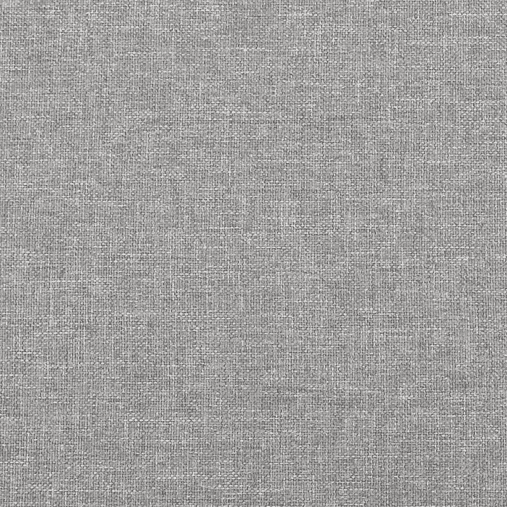 vidaXL Łóżko kontynentalne z materacem, jasnoszare, tkanina, 140x190cm