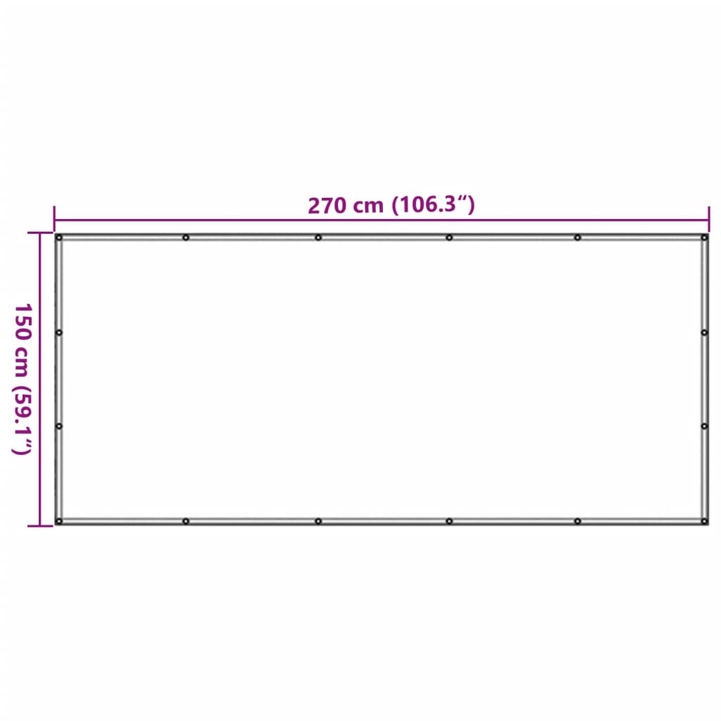 vidaXL Siatka transportowa, zielona, 1,5x2,7 m, HDPE