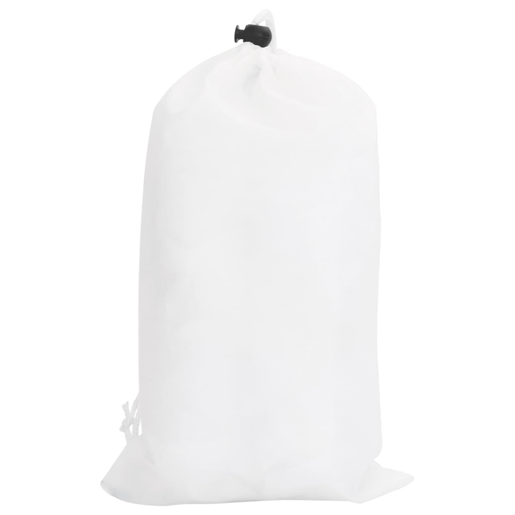 vidaXL Siatka maskująca z torbą do przechowywania, 833x609 cm, biała