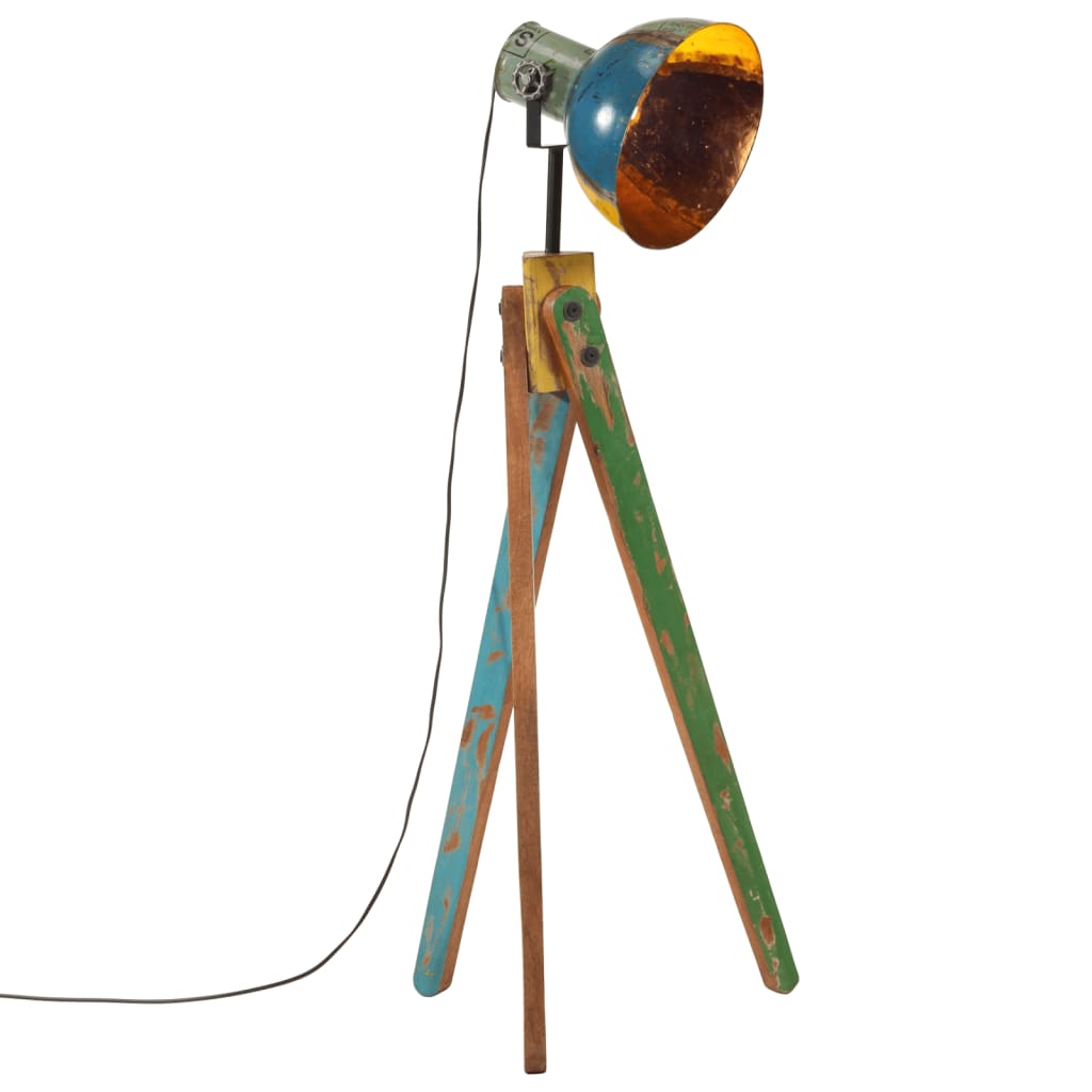 vidaXL Lampa stojąca, 25 W, wielokolorowa, 45x45x120 cm, E27