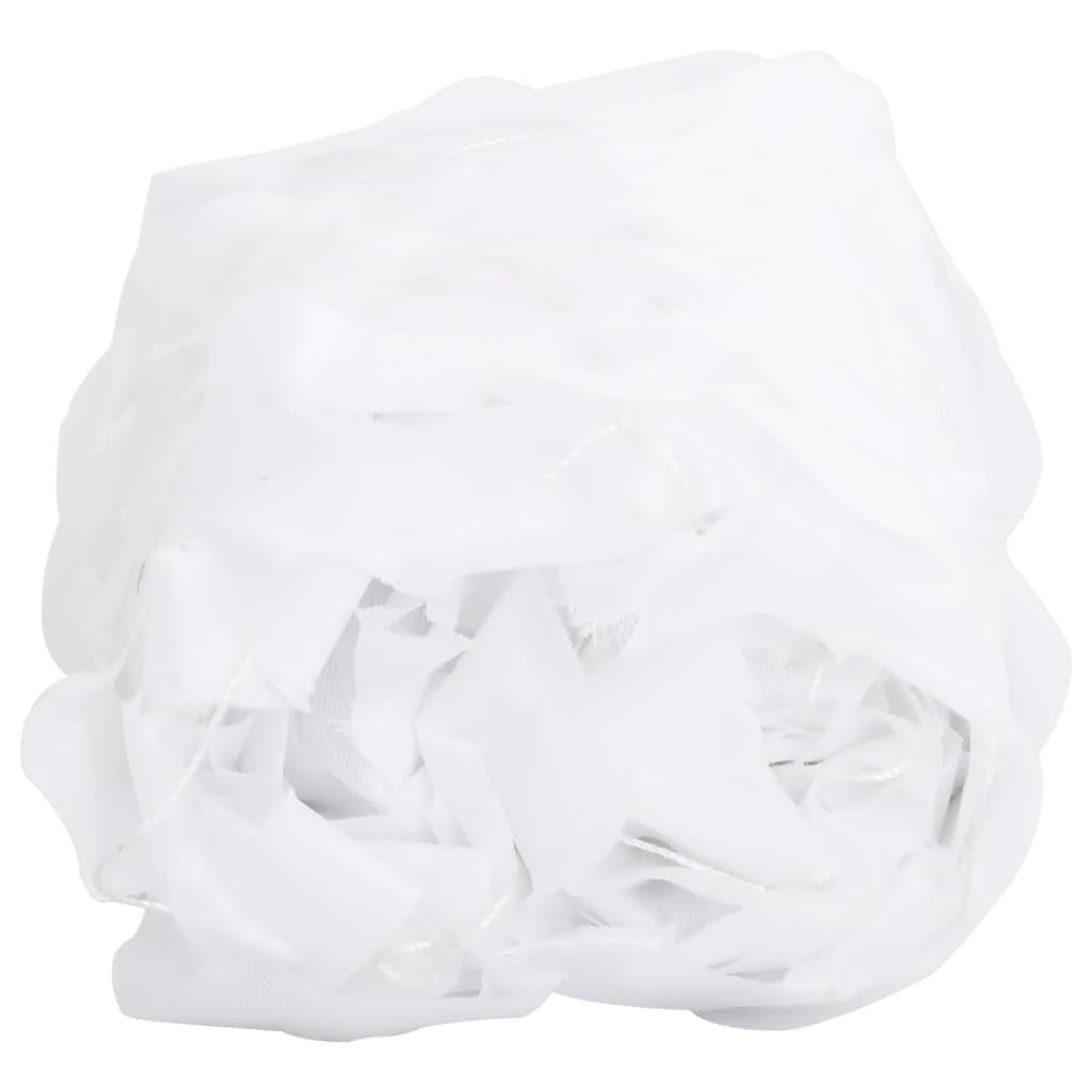 vidaXL Siatka maskująca z torbą do przechowywania, 844x429 cm, biała
