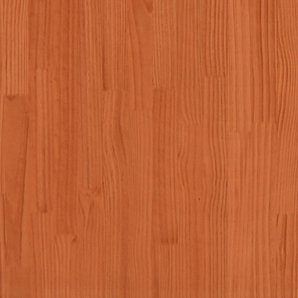 vidaXL Leżak, woskowy brąz, 199,5x62x55 cm, lite drewno sosnowe