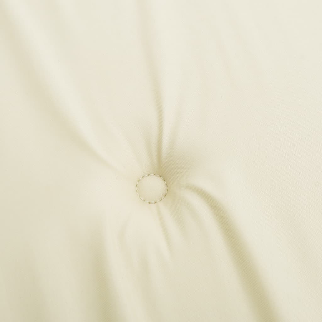 vidaXL Poduszka na leżak, kremowa, (75+105)x50x4 cm