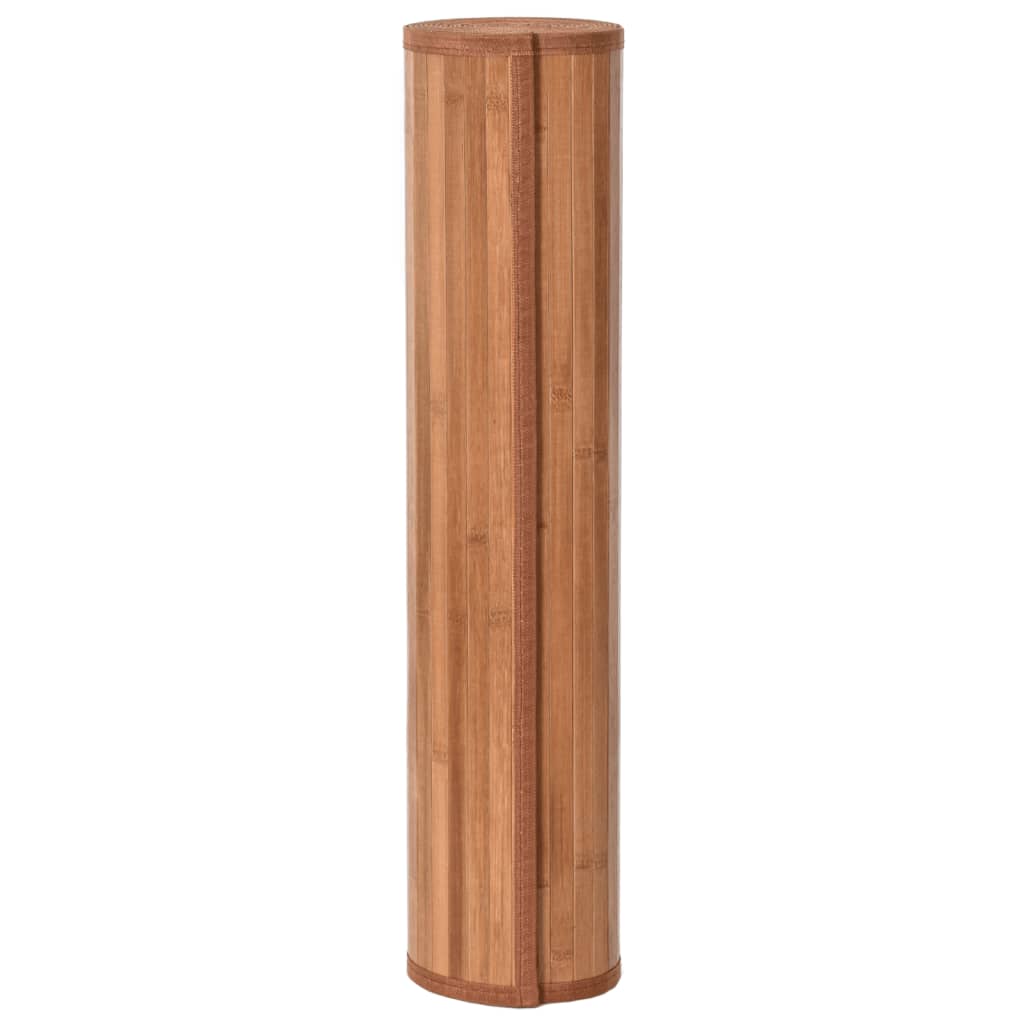 vidaXL Dywan prostokątny, naturalny, 80x1000 cm, bambusowy