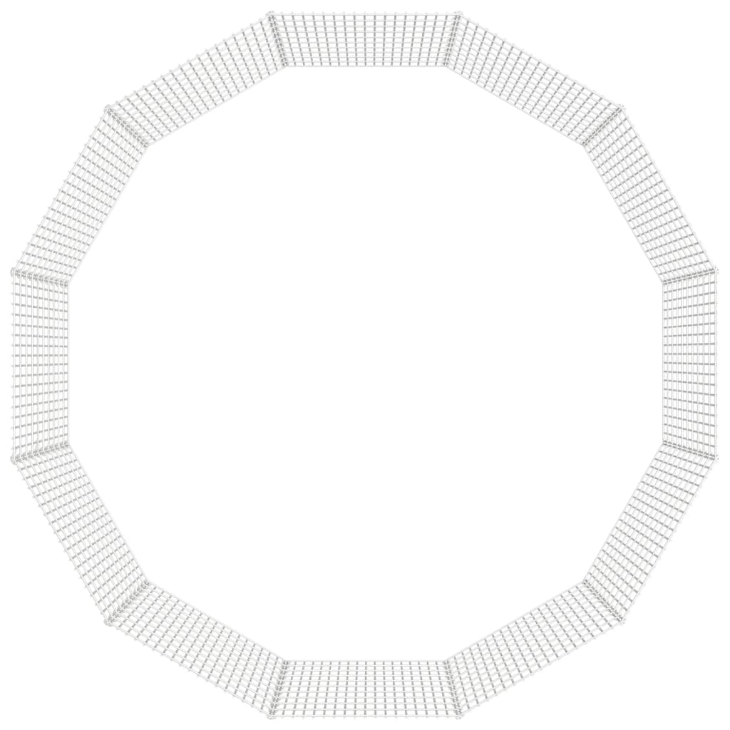 vidaXL Kojec dla zwierząt, 12 paneli, 54x100 cm, galwanizowane żelazo