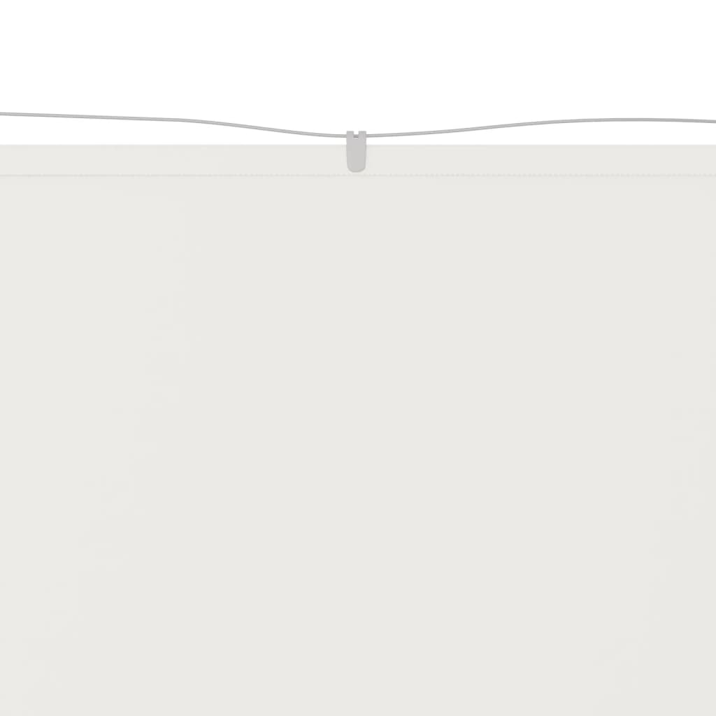 vidaXL Markiza pionowa, biała, 60x1000 cm, tkanina Oxford