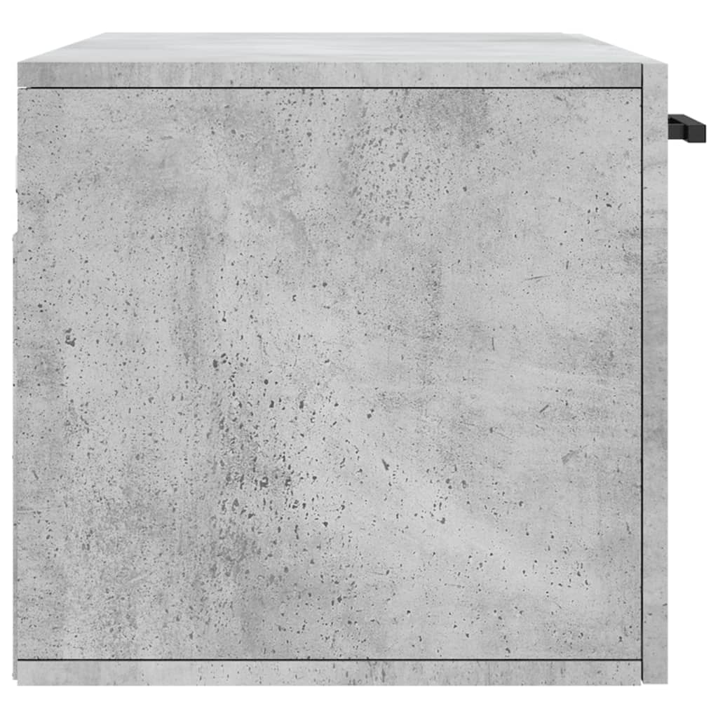 vidaXL Szafka wisząca, szarość betonu, 80x36,5x35 cm