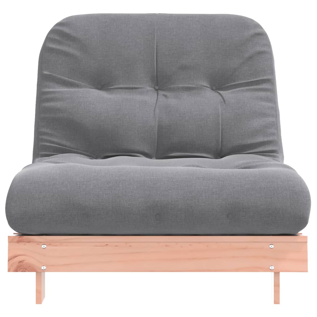 vidaXL Sofa rozkładana futon, z materacem, 80x206x11 cm, daglezjowa