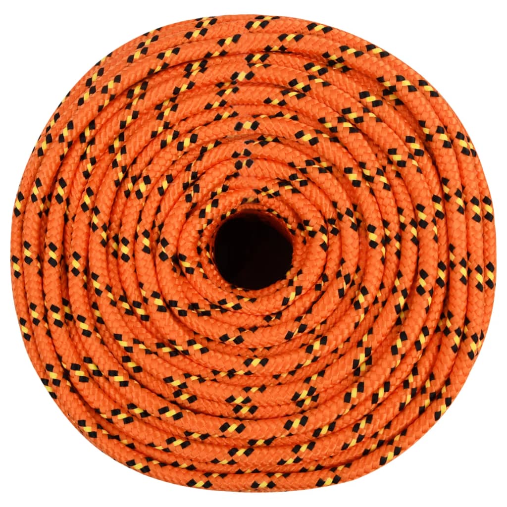 vidaXL Linka żeglarska, pomarańczowa, 10 mm, 250 m, polipropylen