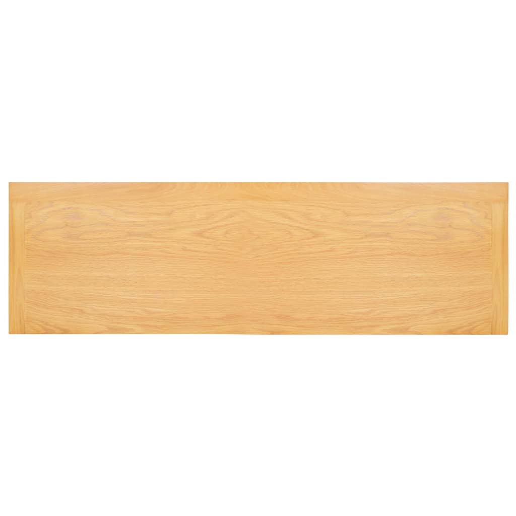 vidaXL Stolik konsola, 83 x 30 x 73 cm, lite drewno dębowe