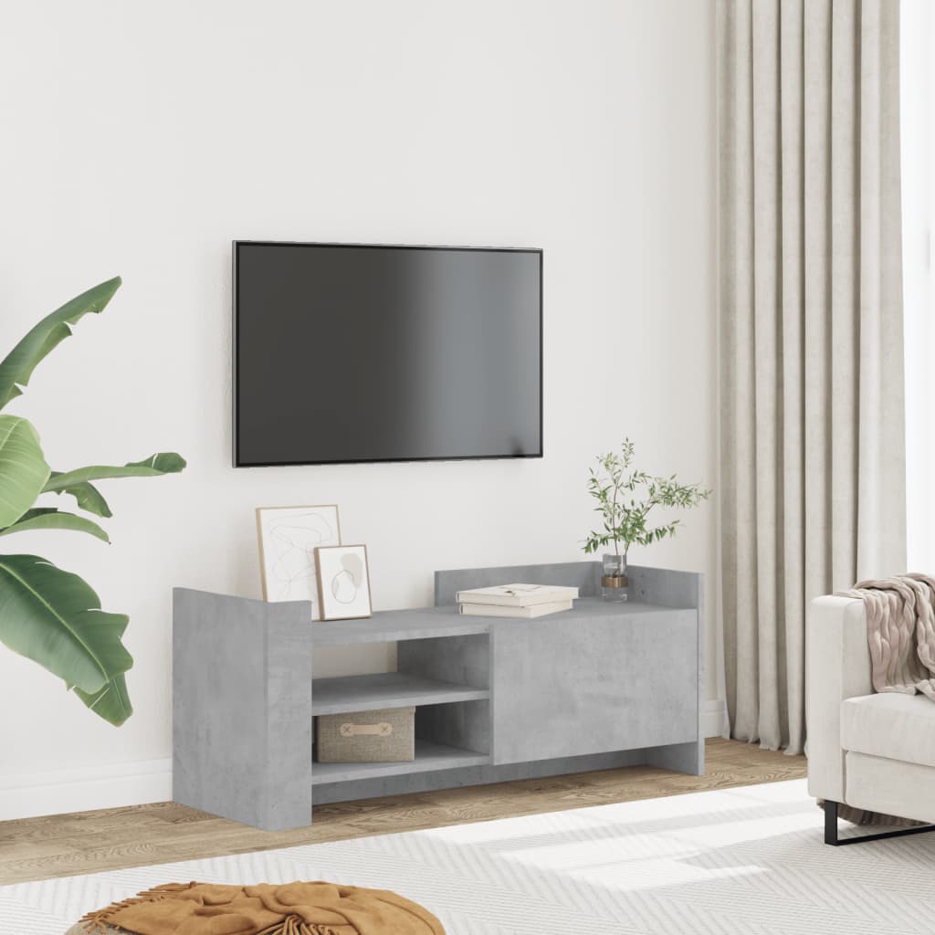 vidaXL Szafka pod TV, szarość betonu, 100x35x40 cm