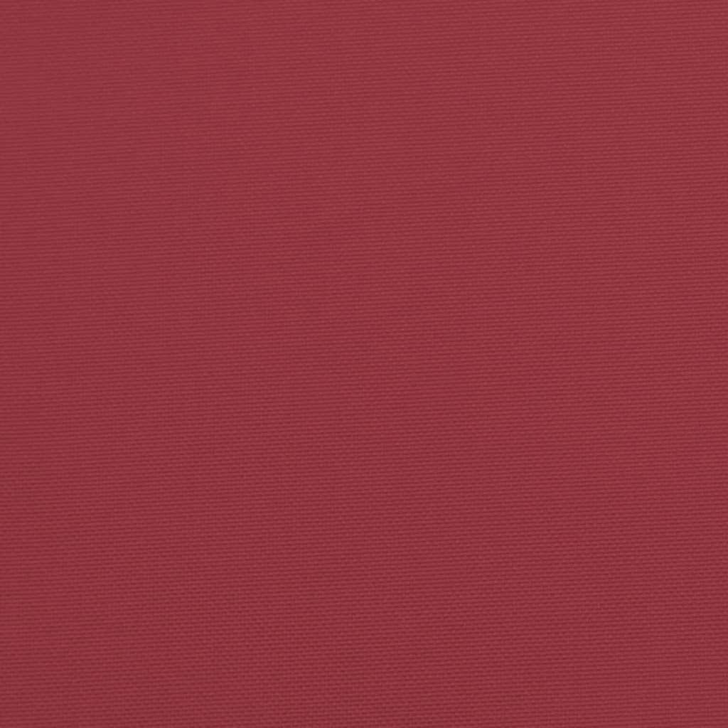 vidaXL Poduszki na leżaki, 2 szt., winna czerwień, tkanina Oxford