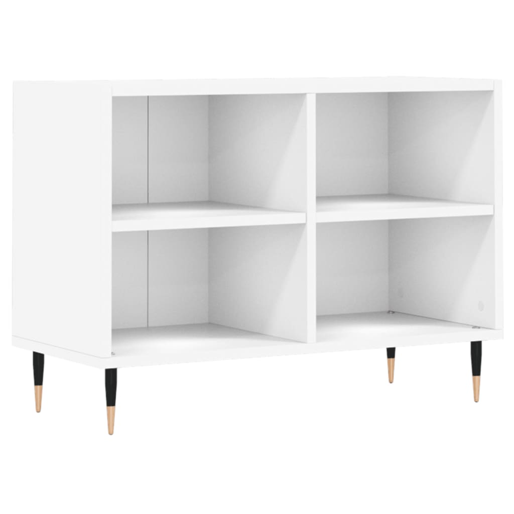 vidaXL Szafka pod TV, biała, 69,5x30x50 cm, materiał drewnopochodny