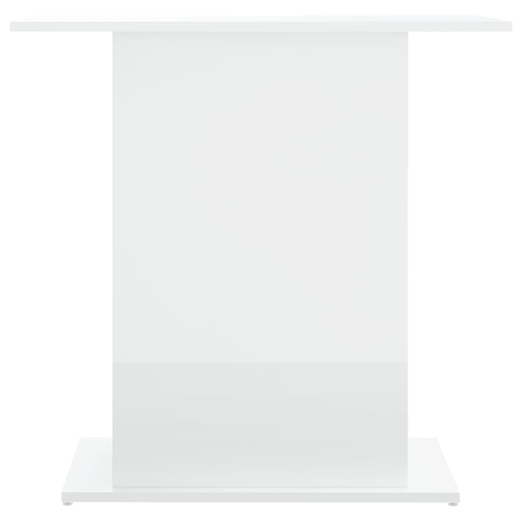 vidaXL Szafka pod akwarium, biała na wysoki połysk, 75x36x72,5 cm
