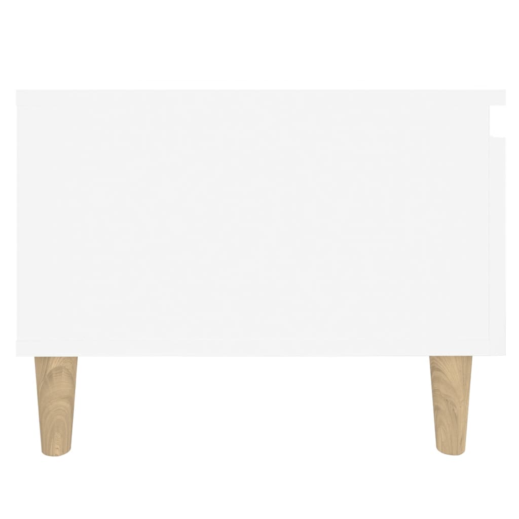 vidaXL Stolik boczny, biały, 50x46x35 cm, materiał drewnopochodny