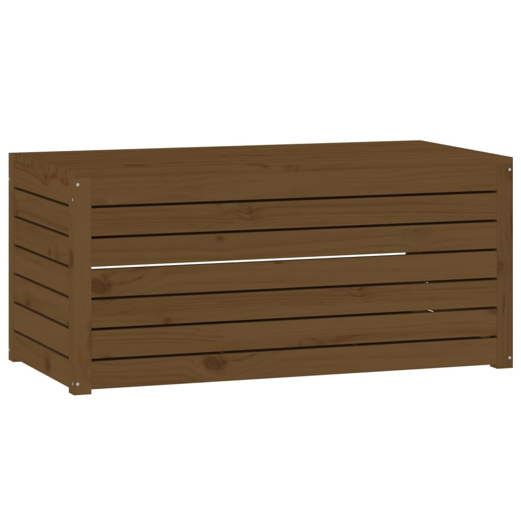 vidaXL Skrzynia ogrodowa, brązowa, 101x50,5x46,5 cm, drewno sosnowe