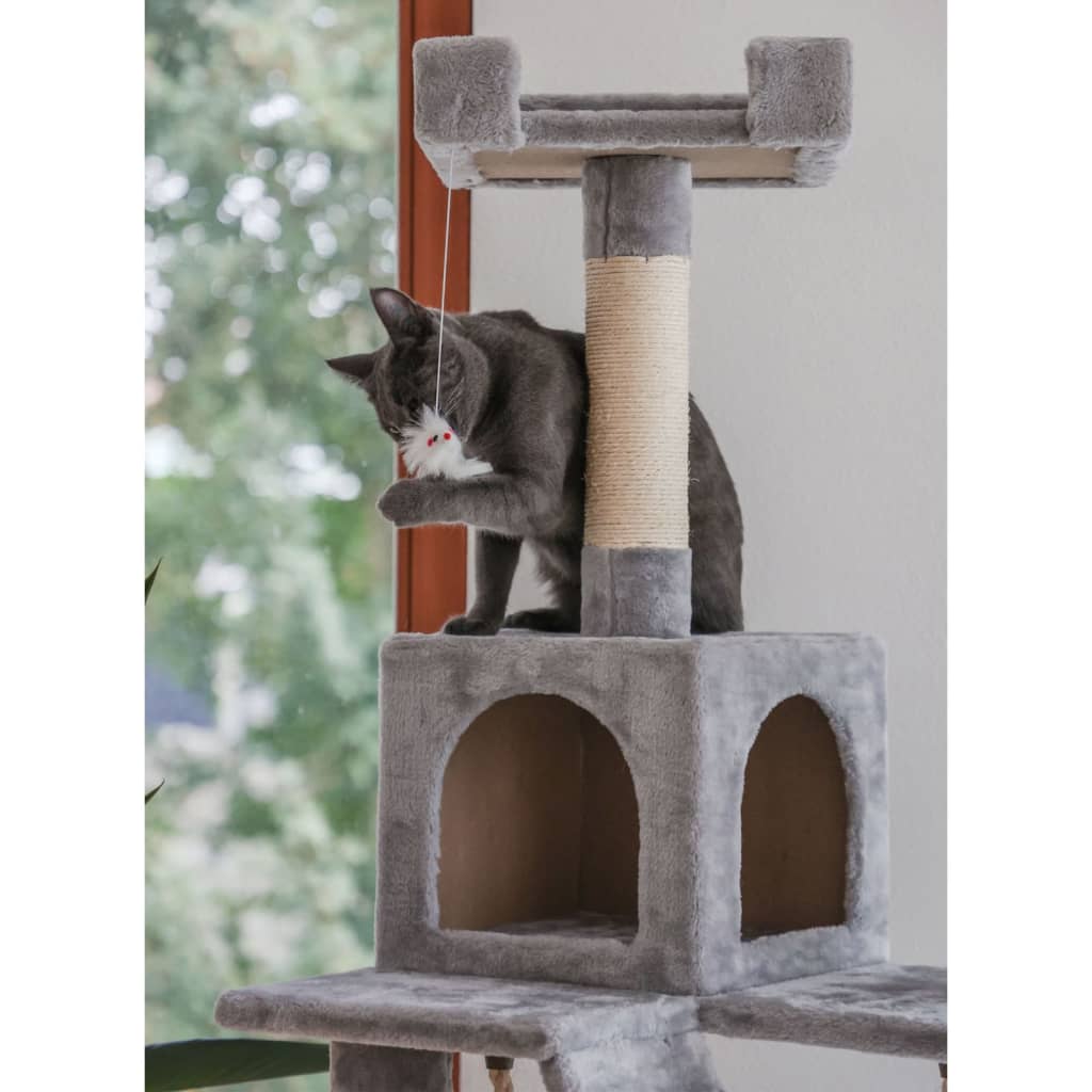 Kerbl Drapak dla kota Square, 178 cm, jasnoszary