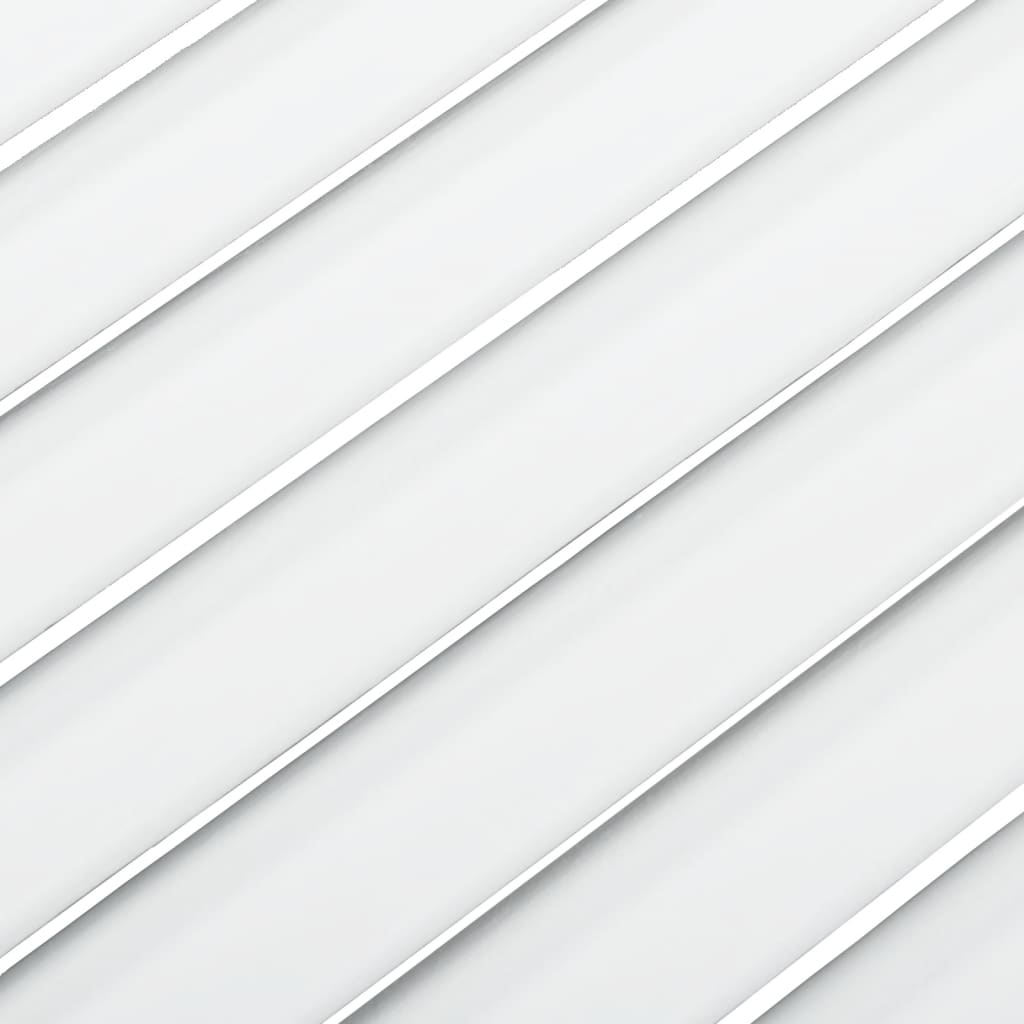 vidaXL Drzwi żaluzjowe do szafki, 4 szt., białe, 61,5x59,4 cm, sosnowe