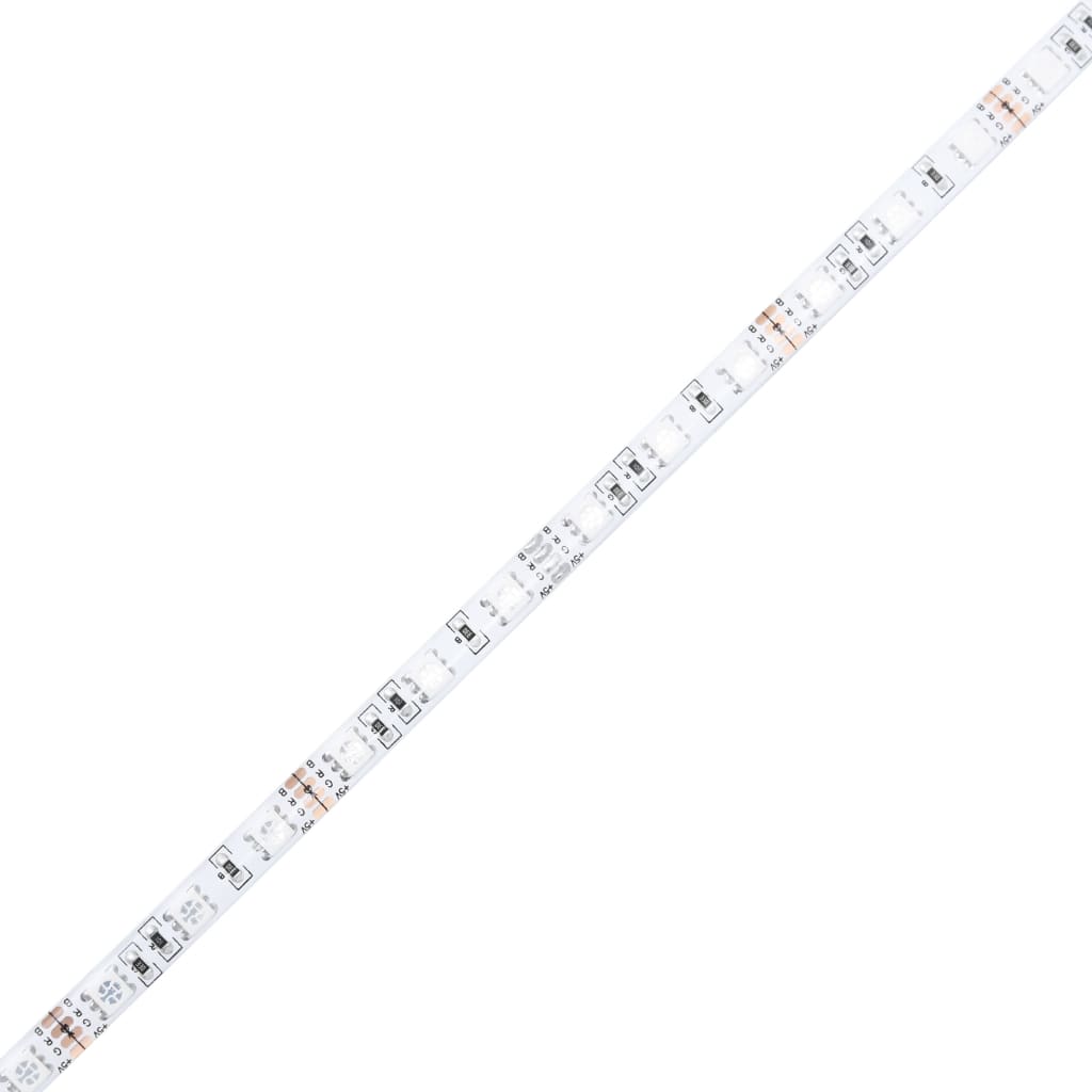 vidaXL Zagłówek z półką i oświetleniem LED, biały, 140x16,5x103,5 cm