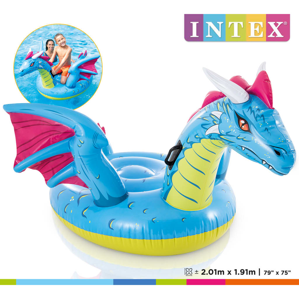 Intex Zabawka basenowa w kształcie smoka, 201x191 cm