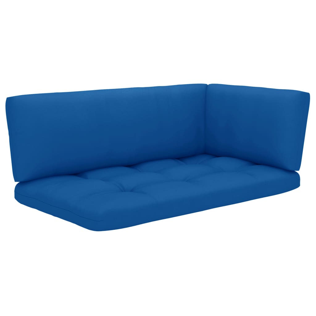 vidaXL Sofa 2-os. z palet, z poduszkami, impregnowane drewno sosnowe