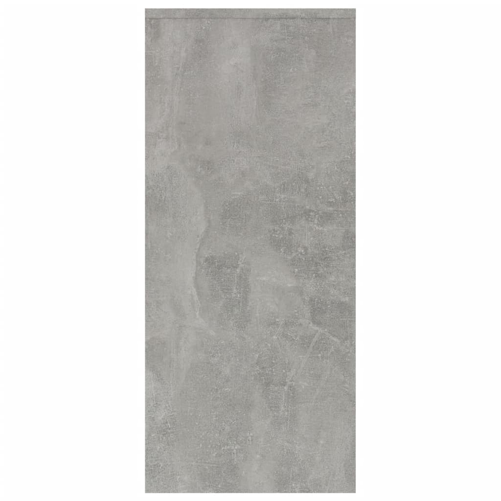 vidaXL Szafka, szarość betonu, 102x33x75 cm, materiał drewnopochodny