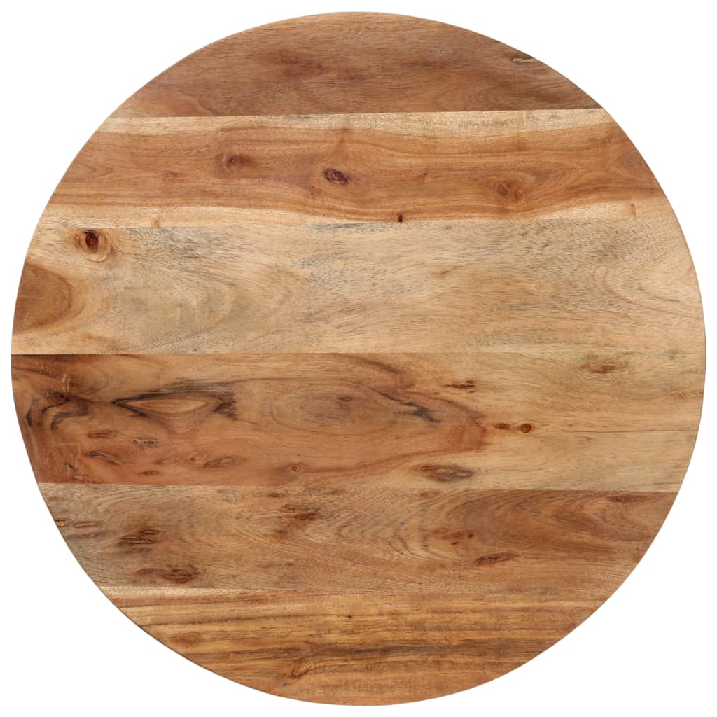 vidaXL Stolik kawowy, 55x55x45 cm, lite drewno akacjowe i żelazo