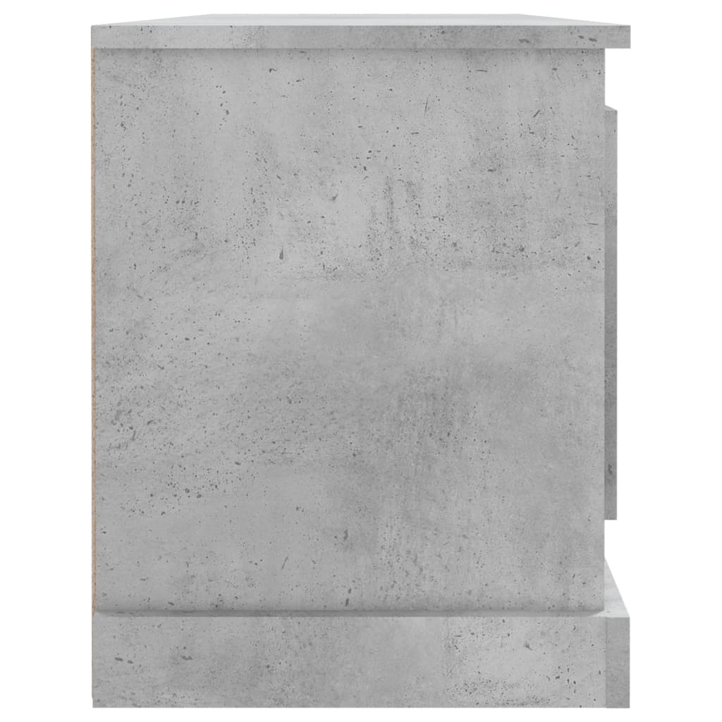 vidaXL Szafka pod TV, szarość betonu, 100x35,5x45 cm