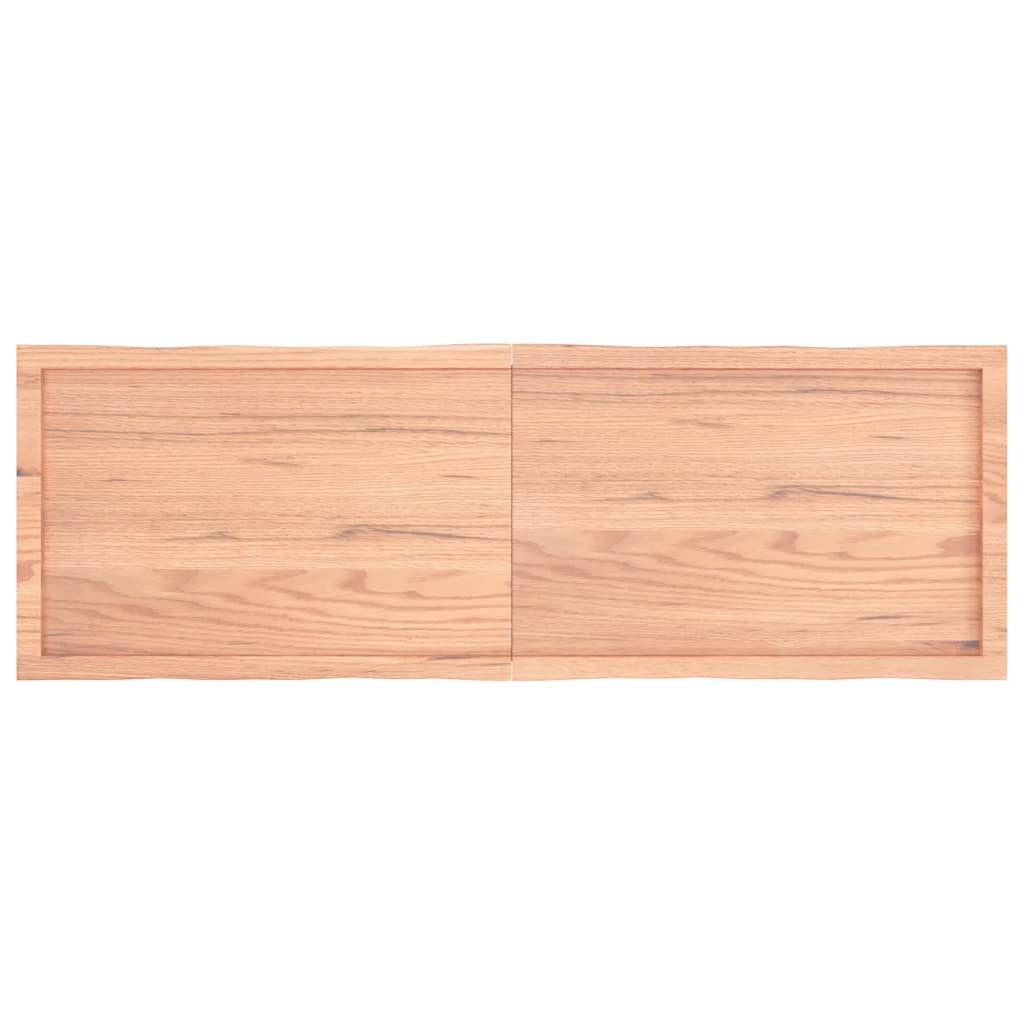 vidaXL Blat, jasnobrązowy 160x50x(2-4)cm drewno z naturalną krawędzią