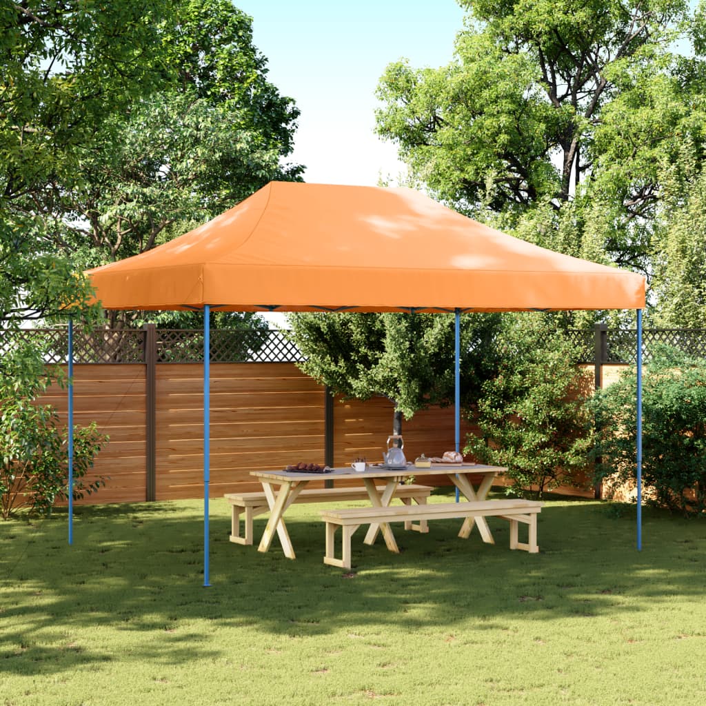 vidaXL Składany namiot imprezowy typu pop-up pomarańcz, 410x279x315 cm