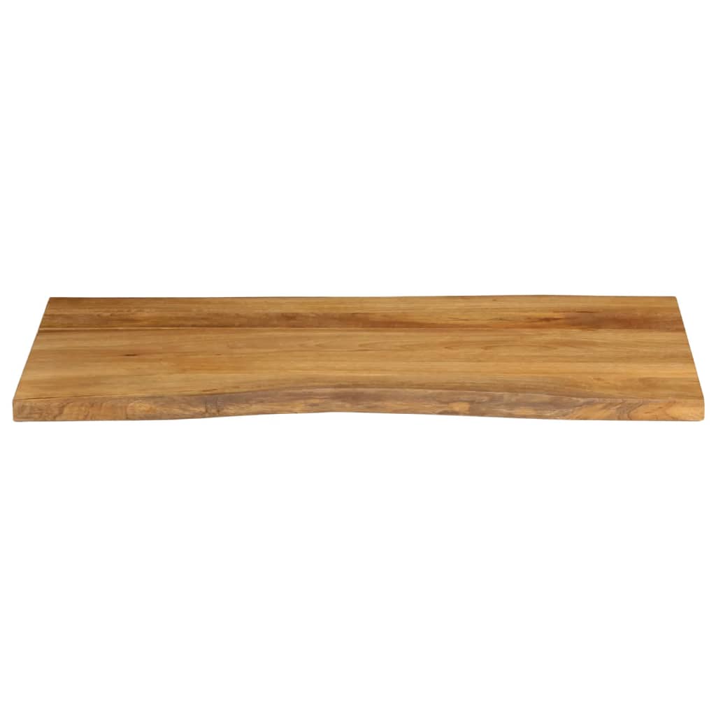 vidaXL Blat stołu, 120x60x3,8 cm, naturalna krawędź, lite drewno mango