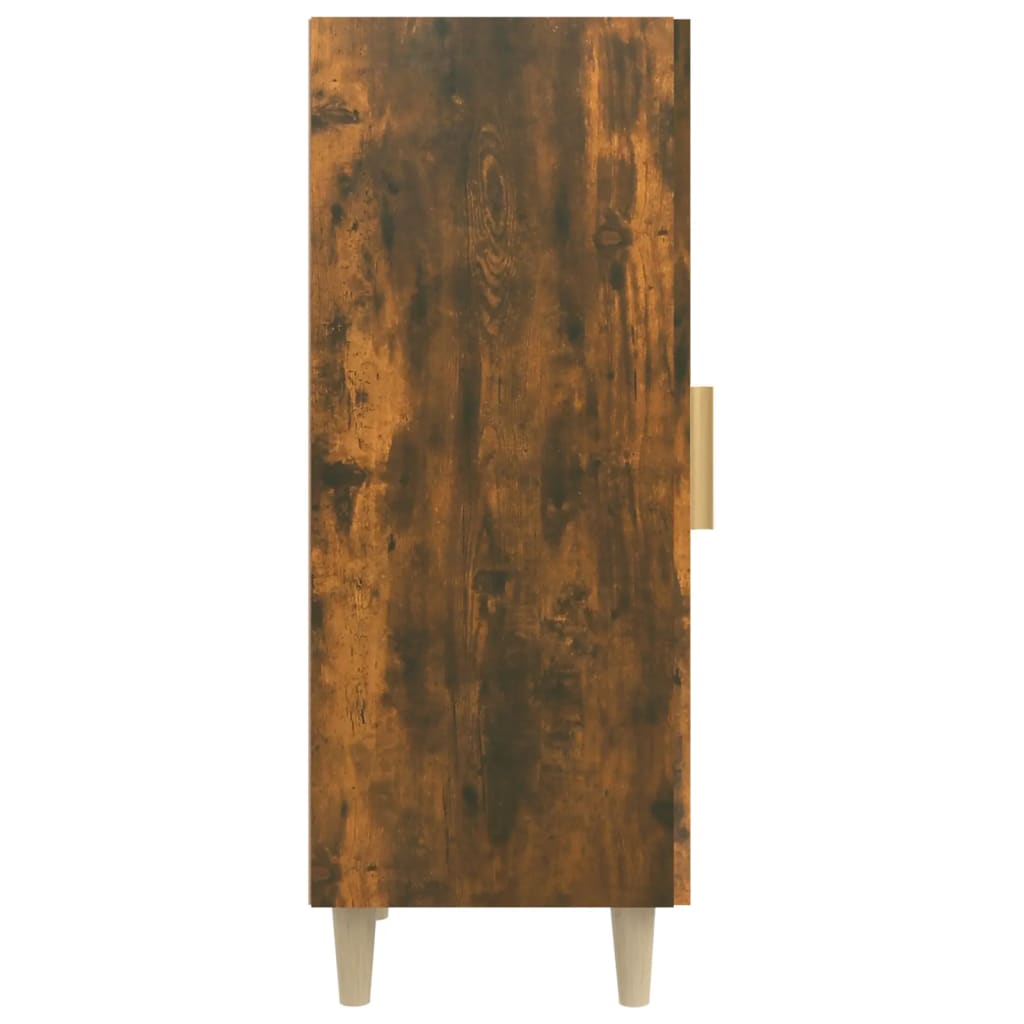 vidaXL Szafka, przydymiony dąb, 34,5x34x90 cm, materiał drewnopochodny